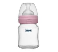 Chicco Biberón de vidrio Well-Being (120 ml, flujo lento)