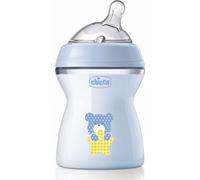 Chicco Biberón Natural Feeling 2 M+ Azul 250 ml