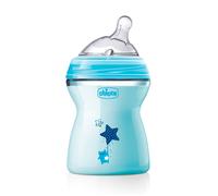 Chicco NaturalFeeling Biberón Flujo Medio 2m+ 250ml Azul