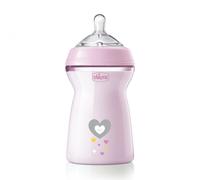 Chicco - Biberón Naturalfeeling Flujo Rápido 6M+ Chupetes 330 ml female