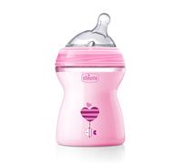 CHICCO Biberón NaturalFeeling Rosa 2 Meses+ // Precio, Comprar n/a 250 ml