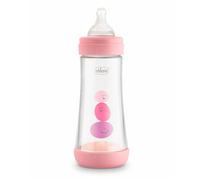 CHICCO Biberón Perfect 5 Rosa 4 Meses+ // Precio, Comprar n/a 300 ml