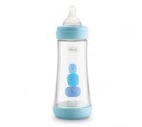 Perfect Biberón Tetina de Silicona azul 4M+ 300ml