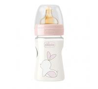 CHICCO BIBERÓN O TOUCH FLUJO NORMAL ROSA 0 MESES + 150 ML