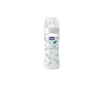 Chicco Biberón Well-Being Vidrio Silicona 0M+ 240ml