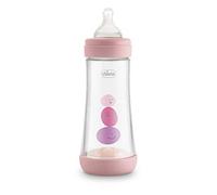 Chicco 00020235300000 biberón 330 ml Rosa, Transparente Plástico