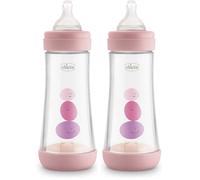 CHICCO Biberones Modelo Biberon Perfect5 4 Mesi+ 300ml (Paquete de 2)