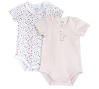 Chicco, Body Bebé Niño y Niña, Set de 2 Bodies con Mangas Cortas en Tejido Suave, Ropa Niño y Niña, Designed in Italy