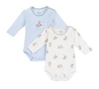 Chicco, Body in cotone, a manica lunga, apertura entrogamba, Bebé - Unisex, Azure, 1M, Diseñado en Italia