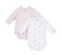 Chicco, Body in cotone, a manica lunga, apertura entrogamba, Bebé - Unisex, rosa, 1M, Diseñado en Italia