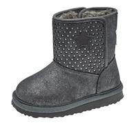 Chicco, Botas Niña con Cierre de Gancho y Bucle Lateral, Botines Niña Cálidos, Cómodos, Ligeros y Transpirables, para Otoño e Invierno, Zapatos Niña y Chica, Gris, 24 EU