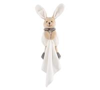 Chicco Bunny Dou Dou Mantita para Recién Nacidos, Juguete Suave para los Primeros Mimos, Conejo de Peluche Suave Aterciopelado, Hipoalergénico, Lavable a Máquina, Juguetes para Bebés de + 0 Meses