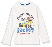 Chicco, Camiseta de algodón de manga larga, Bebé-Niños, Bianco, 3 meses