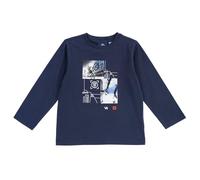 Chicco Camiseta de Algodón, Manga Larga, Niños, Azul (1), 3 años, Diseñado en Italia