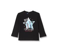 Chicco Camiseta DE Manga Larga, Negra, 4 años para Niñas