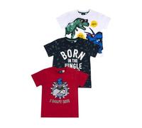 Chicco, Camiseta Niño, Set de 3 Camisetas de Manga Corta, 100% Algodón, Ideales para Primavera y Verano, Ropa Niños y Adolescentes