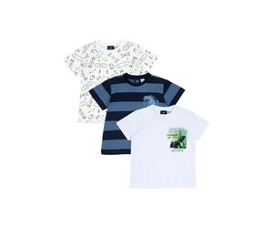Chicco, Camiseta Niño, Set de 3 Camisetas de Manga Corta, 100% Algodón, Ideales para Primavera y Verano, Ropa Niños y Adolescentes