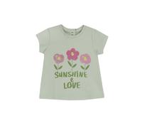 Chicco, Camiseta para niña, Camiseta de Manga Corta de Suave algodón, diseñada en Italia, Ropa para bebé de 0 a 24 Meses y niña, Rojo (2), 6 Meses