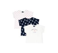 Chicco, Camisetas para Niña, Conjunto de 3 Camisetas de Manga Corta Fabricadas en Algodón 100%, Ideales para Primavera y Verano, Ropa para Bebés y Niñas