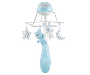 Chicco Carrusel Evolutivo Arco Iris 3en1, Móvil de Cunas y Moisés, 3 Configuraciones, Proyección de Arco Iris, Sonidos de la Naturaleza, Compatible Next2Me, Mando a Distancia, 0 Meses, Azul