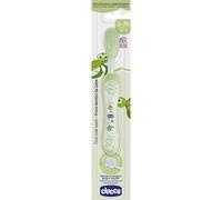 Chicco Cepillo Dental Verde 6M+, Verde, 1 Unidad (Paquete de 1)