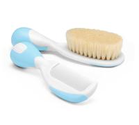 Chicco 00006569200000 cepillo para el cabello y peine Peine para el pelo Azul, Blanco 2 pieza(s)