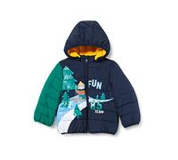 Chicco Chaqueta Acolchada Con Capucha Extraíble, Chaqueta impermeable Bebé-Niños, Turquesa (633), 68