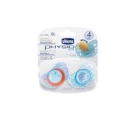 Chicco® Chupete Physio Air Tetina Látex Azul 4 Meses + 2 uds