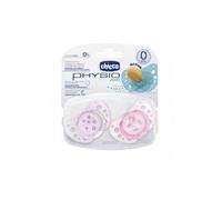 Chicco Chupete Physio Air Látex Rosa-Lila 6-16 Meses // Precio, Comprar n/a 2 Unidades