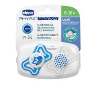 CHICCO Chupete Physio Light Silicona Azul 6-16 Meses // Precio, Comprar n/a 2 Unidades (Colores Aleatorios)