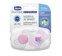 CHICCO Chupete Physio Light Silicona Rosa 2-6 Meses // Precio, Comprar n/a 2 Unidades (Colores Aleatorios)