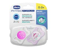 CHICCO Chupete Physio Micrò Silicona Rosa 0-2 Meses // Precio, Comprar n/a 2 Unidades (Colores Aleatorios)