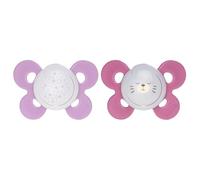 Chicco Chupete PhysioForma Comfort, Chupete 16-36 Meses, Pezón Suave de Silicona, Ayuda a la Respiración Fisiológica, Favorece el Desarrollo Correcto de la Boca, Colores Surtidos, Rosa Claro,2 Pz