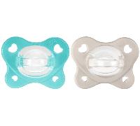 Chicco Chupete Physioforma Dual Soft Azul/Gris 6-16m 2 uds