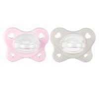 Chicco Chupete Physioforma Dual Soft Rosa/Gris 2-6m 2 uds