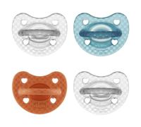 Chicco Chupete Physioforma Luxe, Chupete de Silicona de 16-36 Meses, Suave y Delicado Chupete, Apoya la Respiración Fisiológica, Favorece el Desarrollo Correcto de la Boca, 4 Piezas