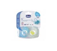 Chicco Chupete Silicona Physio Air 0-6 M+ Azul 2 uds