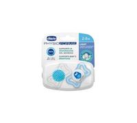 Chicco Chupete Physio Light Silicona Ortodóntico Azul 2-6 meses 2 U