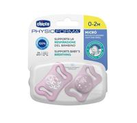 Chicco Chupete Silicona Physio Micro 0-2 M Rosa 2uds