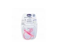Chicco® Chupete Silicona Physio Soft Anatómico +12 Meses 1 ud Rosa