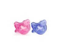 Chicco Chupete Todo Silicona Rosa/Morado +12 M, 2 Unds