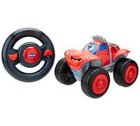 Chicco Billy Bigwheels Rojo, Coche Teledirigido para Niños con Control Remoto Intuitivo en Forma de Volante, Luces y Sonidos - Coche Radiocontrol Apto para Niños y Niñas de 2 a 6 Años