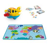 Chicco Cody Avión de Aventuras, Juego Educativo Edu4You con Alfombra de Juego Aprende a Programar y Codificar con una Alfombra Infantil de Gran Tamaño 110 x 80 cm Juguete para Niños de 2 a 6 Años
