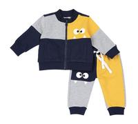 Chicco, Completo tuta due pezzi: felpa con zip e pantaloni, Niños, Ocre, 6M, Diseñado en Italia