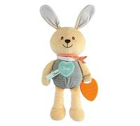 Chicco Conejito Mi Primer Peluche, Suave Juguete Peluche Conejo, con Mordedor y Sonidos, Juguetes de Bebés y Recién Nacido, Colores Neutros, A Partir de 0 Meses