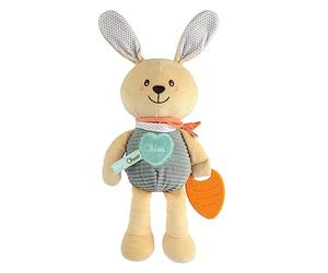 Chicco Conejito Mi Primer Peluche, Suave Juguete Peluche Conejo, con Mordedor y Sonidos, Juguetes de Bebés y Recién Nacido, Colores Neutros, A Partir de 0 Meses