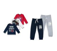 Chicco Conjunto de Camiseta+pantalón Largo - Gris/Azul