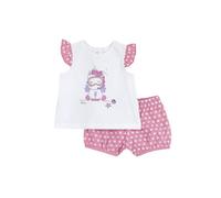 Chicco, Conjunto Niña, Camiseta y Pantalones Cortos, con Tiernos y Simpáticos Diseños, Designed in Italy, Ropa Bebé 0-24 Meses, Idea Regalo Nacimiento