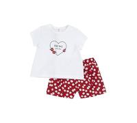 Chicco, Conjunto Niña, Camiseta y Pantalones Cortos, con Tiernos y Simpáticos Diseños, Designed in Italy, Ropa Bebé 0-24 Meses, Idea Regalo Nacimiento