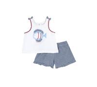 Chicco, Conjunto Niña con Camiseta y Pantalones Cortos, en Suave Algodón, Designed in Italy, Ropa Bebé